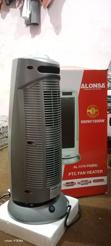 ALONSA PTC FAN HEATER 900/1800 W 6