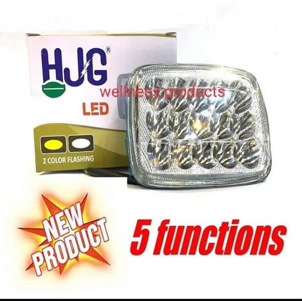 High quality and fancy headlight with 5 functions 2