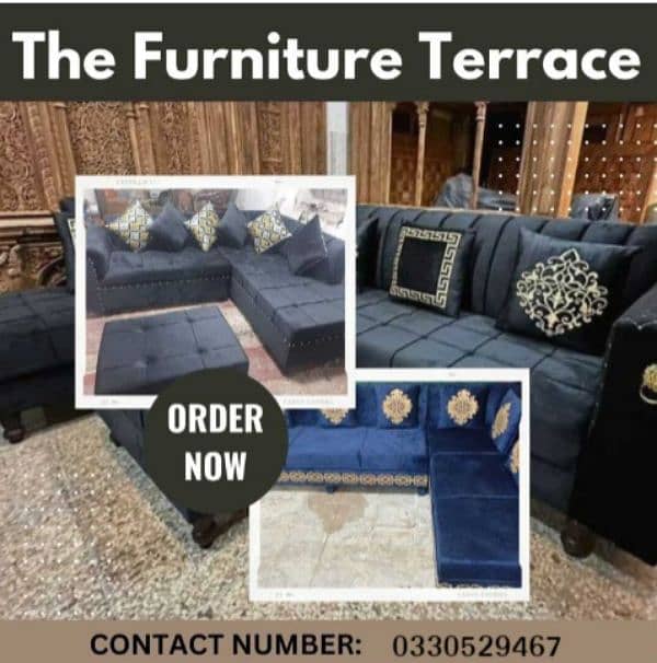 The furniture terrace offer Bumper sale offer L shape sofa set 6