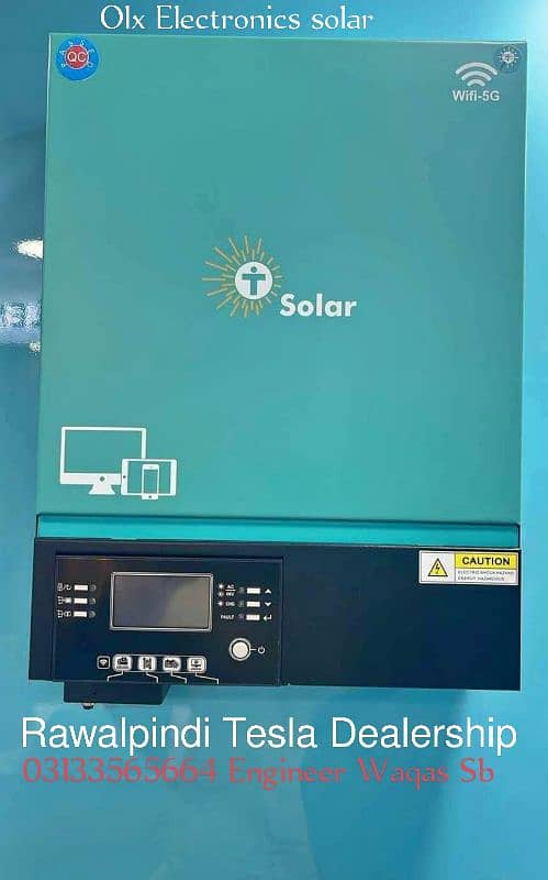 T solar Tesla Dealer Rawalpindi Vmiii 4kw 6kw vm3 mppt HYBRID Dual 0