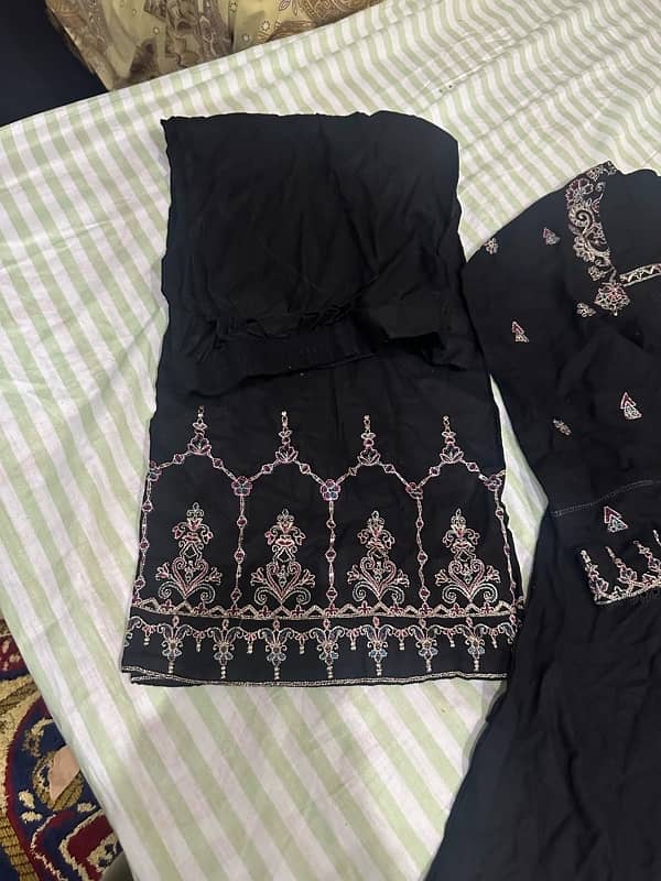 2pc light khaddar XS suit 3