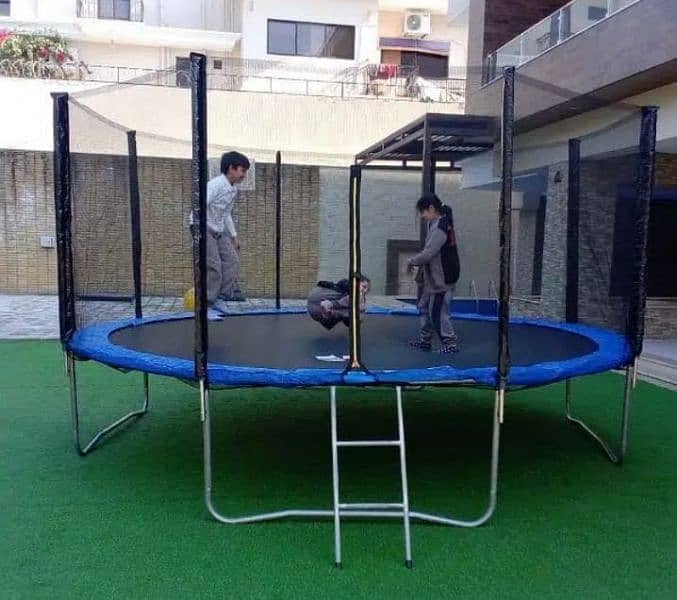 jumping slide trampoline fun kids play area. contact03142992707 14