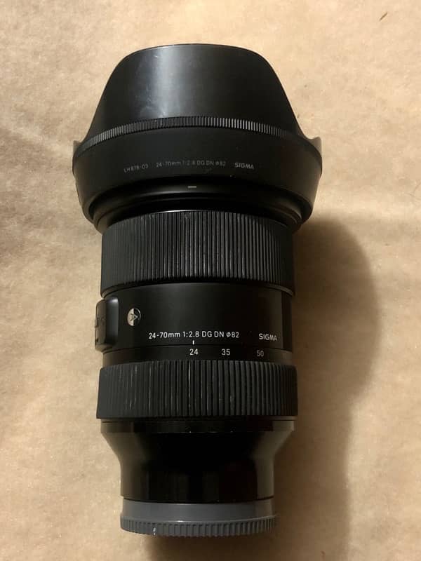 sigma 24 70mm lens 2.8 6