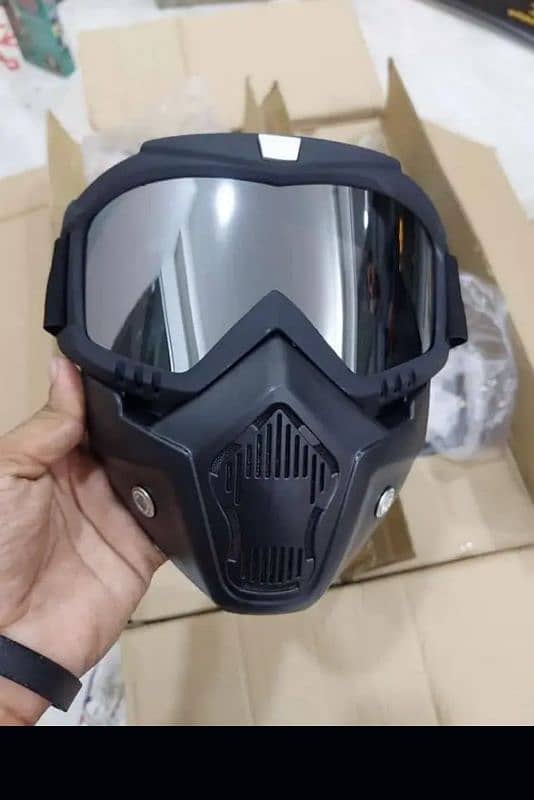 Motorcycle Protective Goggles Bike Face Mask, Off Road Goggle Mask. 6