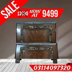 Stylish Wooden Guaranted Single Beds- Double Beds- Bed Sets- Sofa Sets