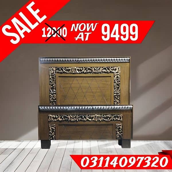 Stylish Wooden Guaranted Single Beds- Double Beds- Bed Sets- Sofa Sets 3