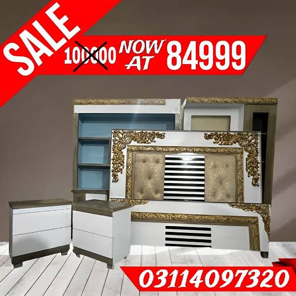 Stylish Wooden Guaranted Single Beds- Double Beds- Bed Sets- Sofa Sets 5