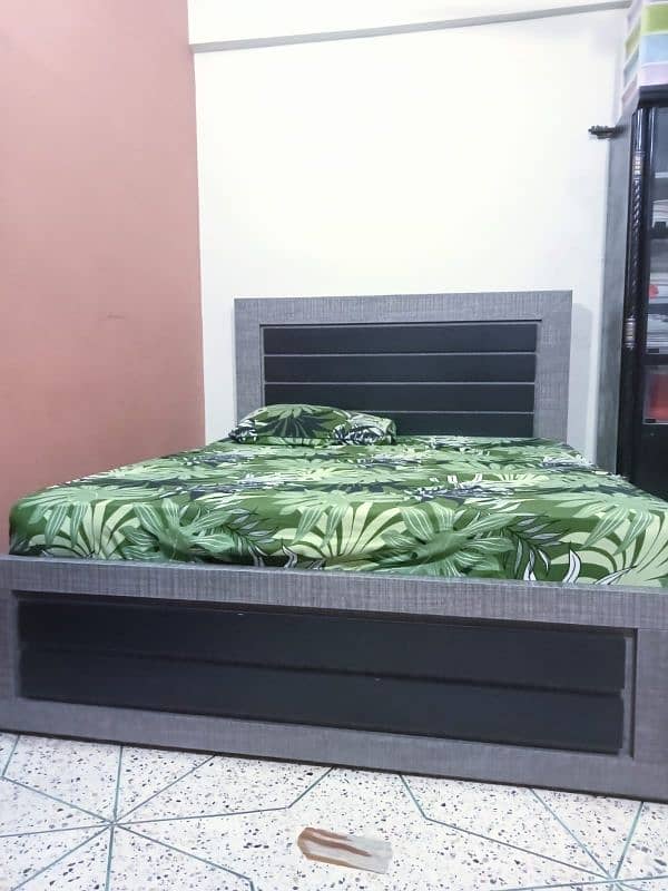 bed and mattress available for sell 2