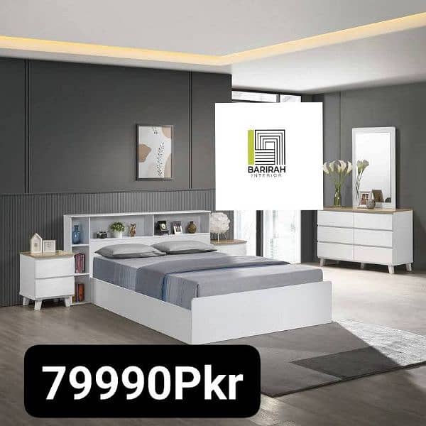 Modern Bedroom Furniture/BedSet/Bed/Dressing/Mirror 2