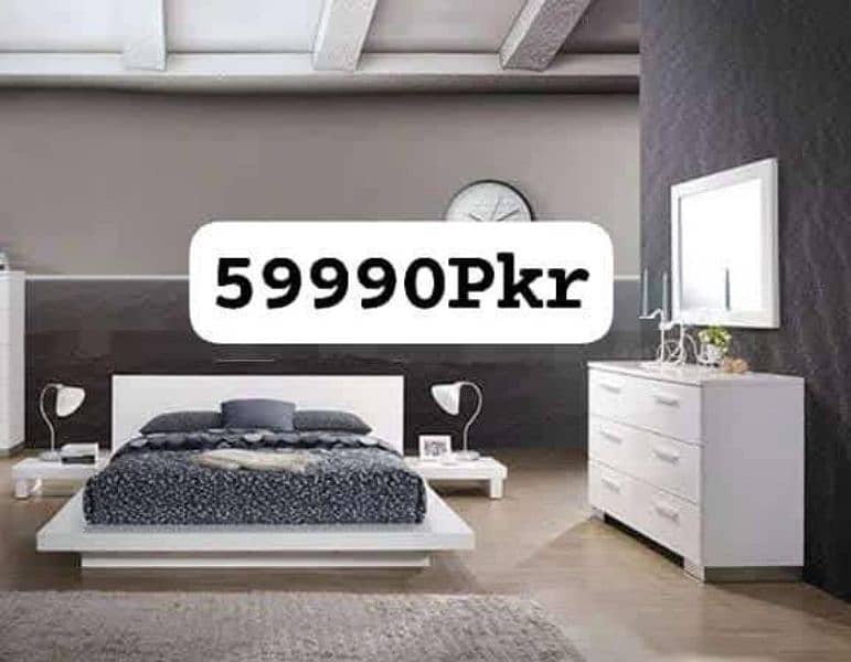 Modern Bedroom Furniture/BedSet/Bed/Dressing/Mirror 5