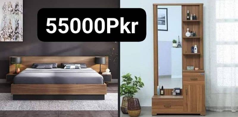 Modern Bedroom Furniture/BedSet/Bed/Dressing/Mirror 7