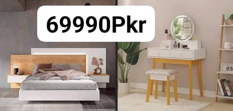 Modern Bedroom Furniture/BedSet/Bed/Dressing/Mirror 9