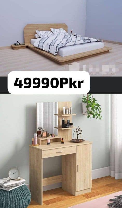 Modern Bedroom Furniture/BedSet/Bed/Dressing/Mirror 10