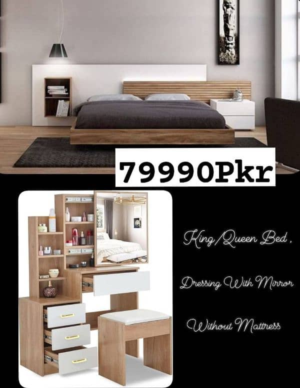 Modern Bedroom Furniture/BedSet/Bed/Dressing/Mirror 16