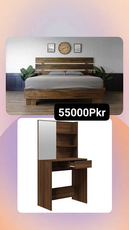 Modern Bedroom Furniture/BedSet/Bed/Dressing/Mirror 18