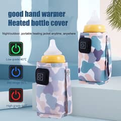 Car Travel Bottle Warmer,5V 2A USB Heating Bottle Warmer 40°C-60 °