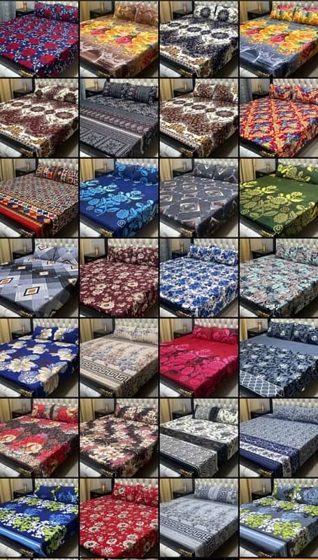 BEDSHEETS | VELVET BEDSHEET | CUMFORTER RAZAI SET BEDSHEET | MATTRESS| 9