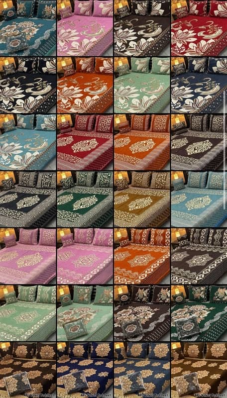 BEDSHEETS | VELVET BEDSHEET | CUMFORTER RAZAI SET BEDSHEET | MATTRESS| 12