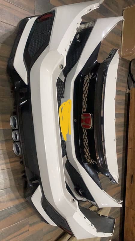 civic type r body kit white painted 0