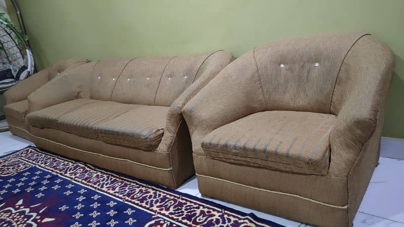 5 Seater Jute Sofa 0