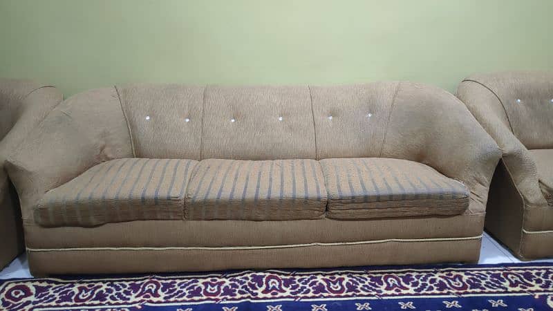 5 Seater Jute Sofa 1