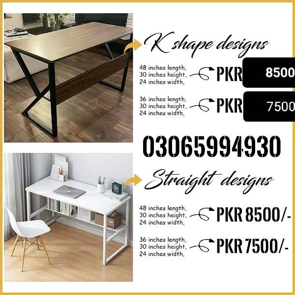 Office workstation study desk table gaming table computer &  k table 1