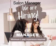 Salon Manager at Gujranwala Rahwali