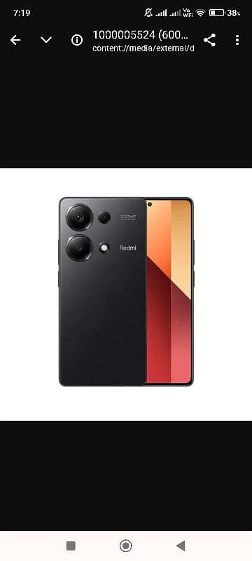 Mi NOTE 13 PRO ONLY 1 DAY USE BLAC COLOR 1