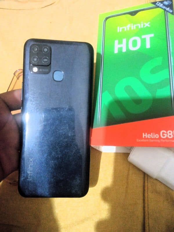 urgent sale Infinix hot 10s  6gb 128gb all original 03027078980 1