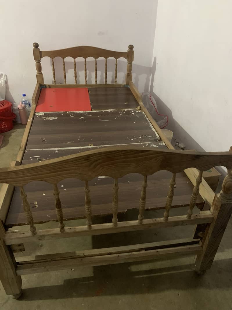 single bed wooden 1