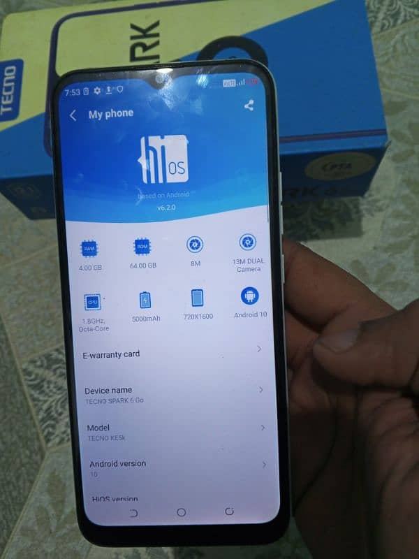 Tecno Spark 6 Go 4/64 with Box. 2