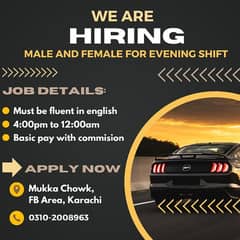 Job for Mail and Female