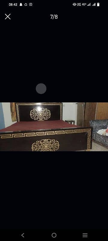 bed with mattress 7