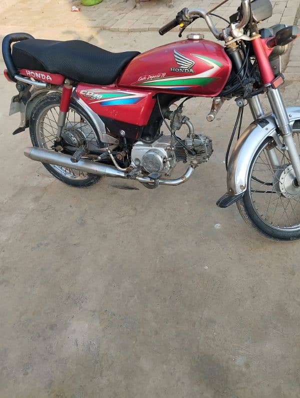 honda CD70 2015 model bike for sale 0