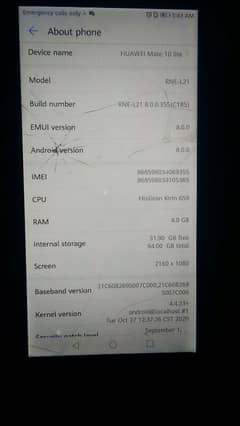 Huawei mate 10 Lite urgent sale