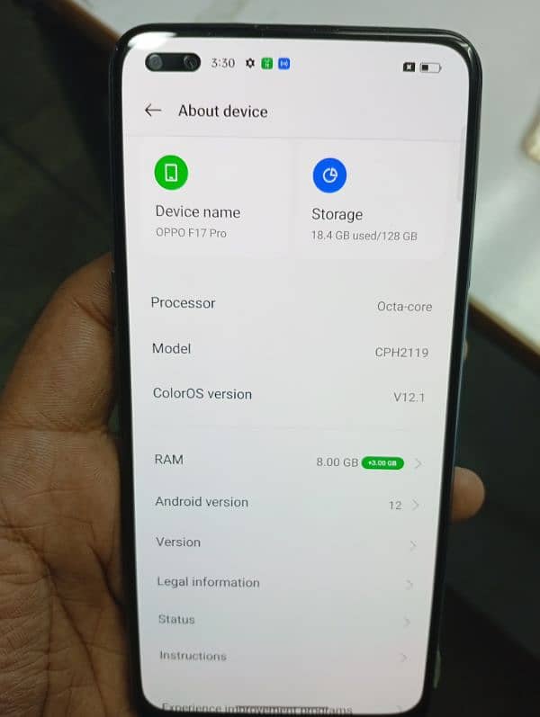Oppo F17 Pro 8gb 128gb 5