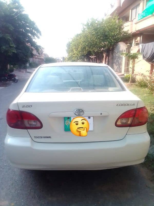 Corolla 2.0 D 2006 Rawalpindi number 1