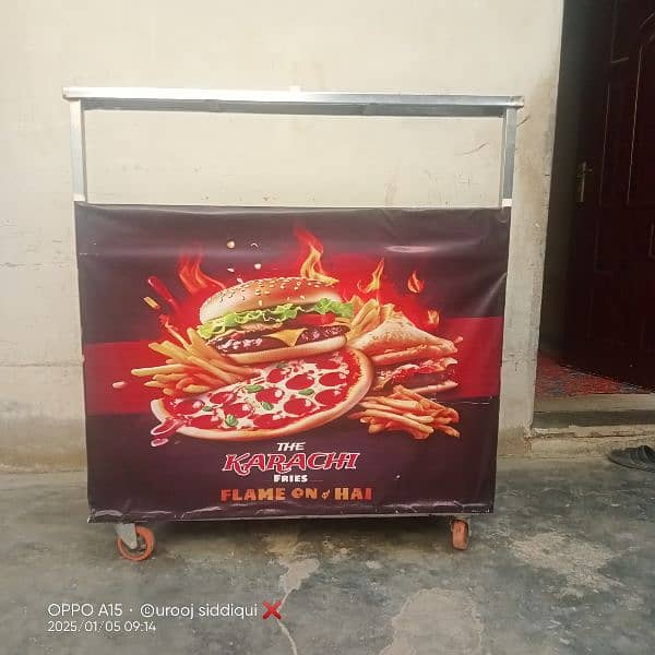 Zinger burger+fries counter for sale 0