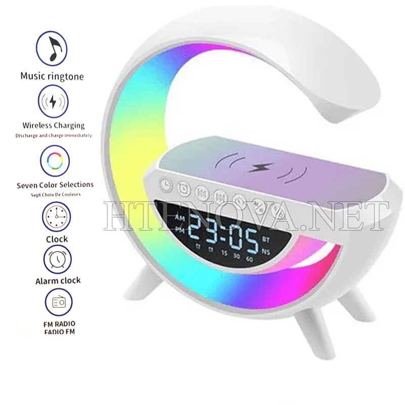 Led Wirelesss Charger Speaker BT-3401 0