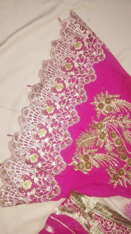 RAJASTHANI POSHAK HALF PURE EMBROIDERY WORK  CHIFFON ODANA & ASTER 3