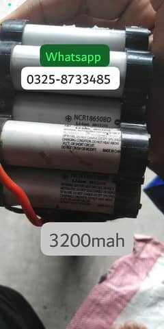 NCR 18650 cells 3200mah whatsapp 0325-8733485 for 210 only