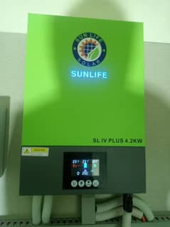 sun life solar inverter 4.2kw bilkul ok