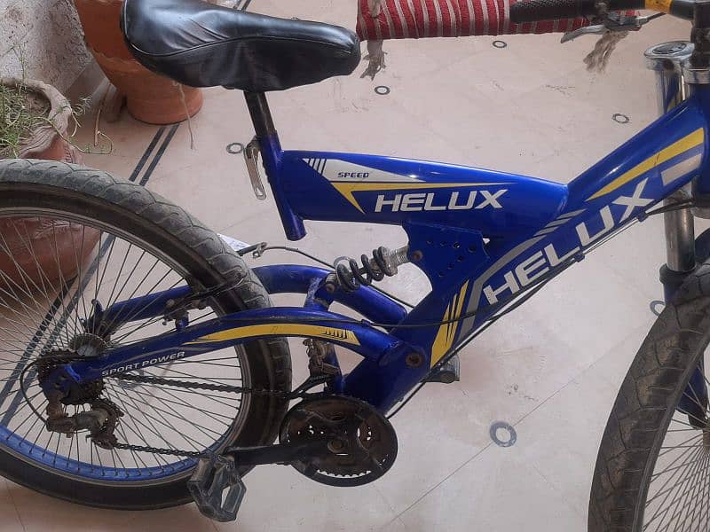 IMPORTED BLUE HELUX BICYCLE 1