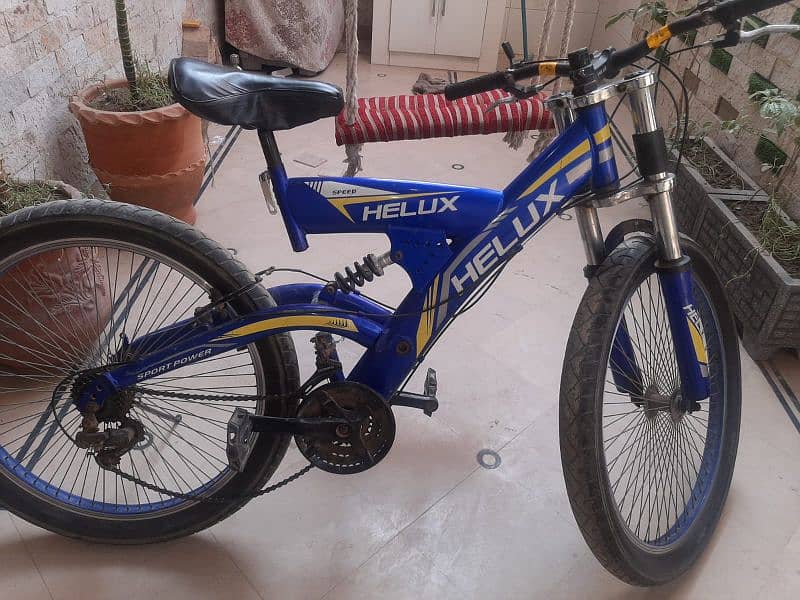 IMPORTED BLUE HELUX BICYCLE 2