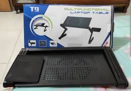 T9 Laptop table with cooling pad and mouse pad