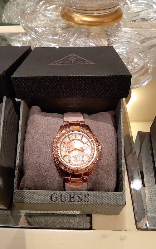 Rose gold Guess original ladies watch 0