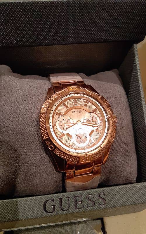 Rose gold Guess original ladies watch 1