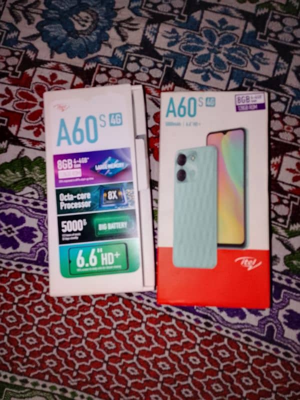 Itel A60s Original New With Box and 12 months warranty only 1 week use 0