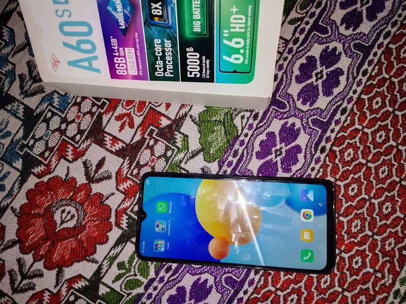 Itel A60s Original New With Box and 12 months warranty only 1 week use 2