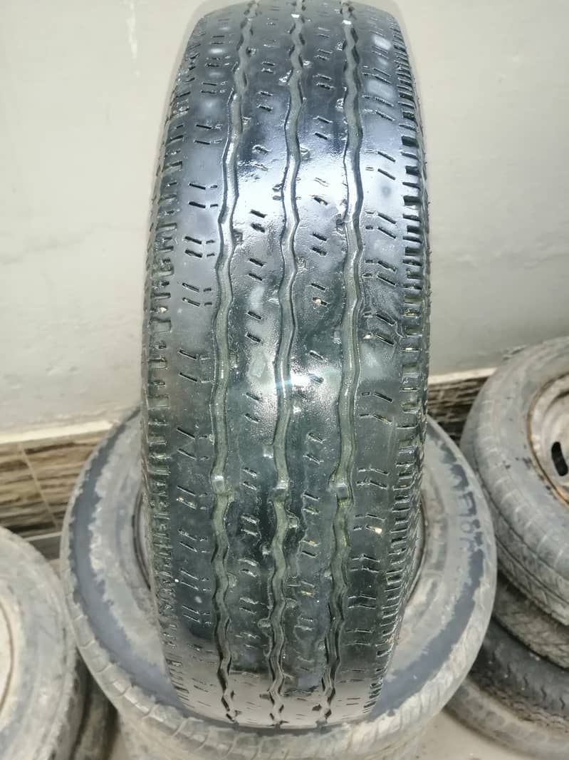 2 addad (Two) Tubeless tyres ka set size 145  R12 available for sale. 1